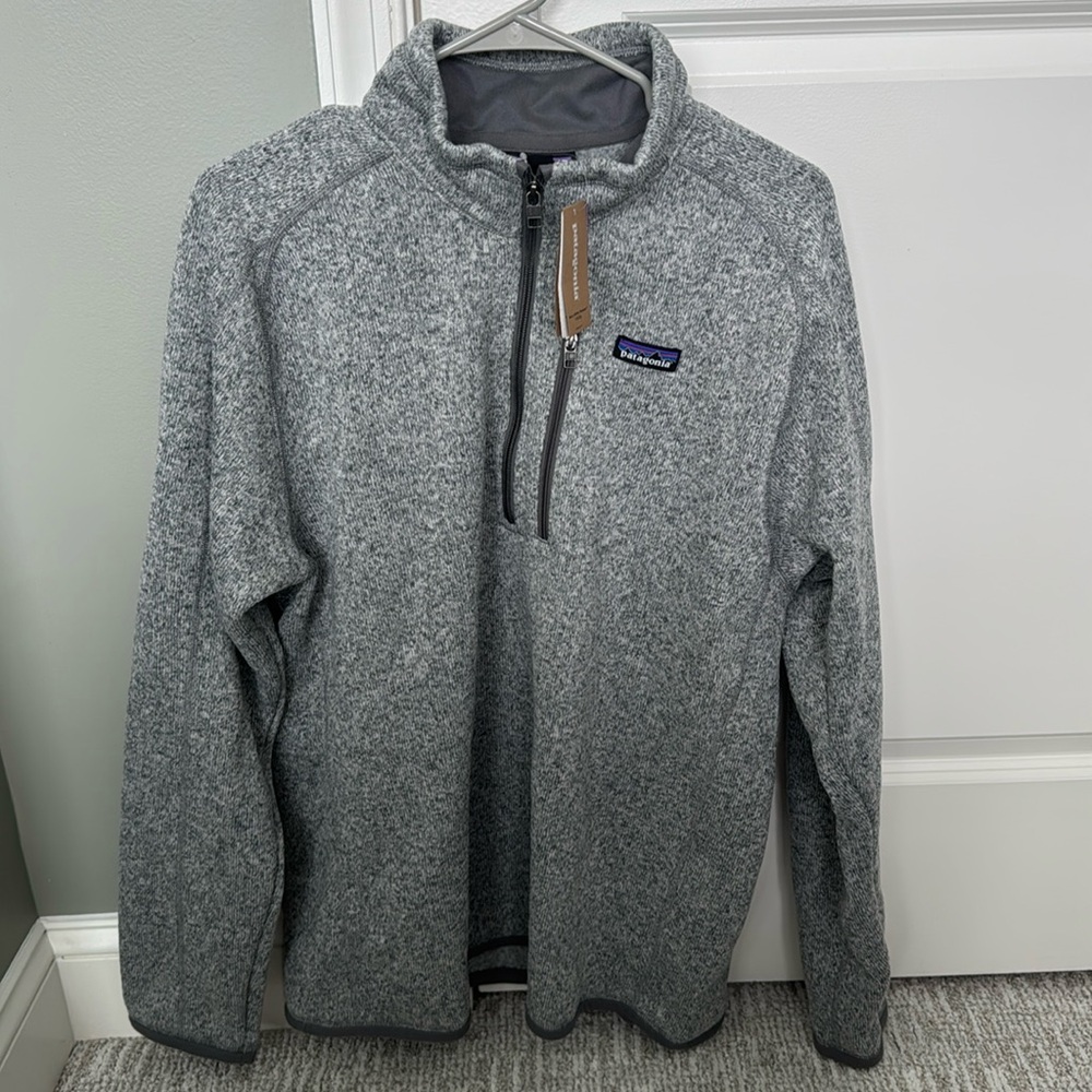 NWT Men’s Patagonia Better Sweater 1/4 zip